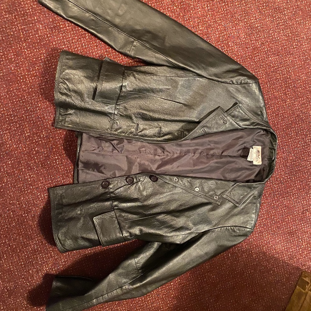 Chadwick leather jacket . Ladies size med. gorgeous and vintage look
